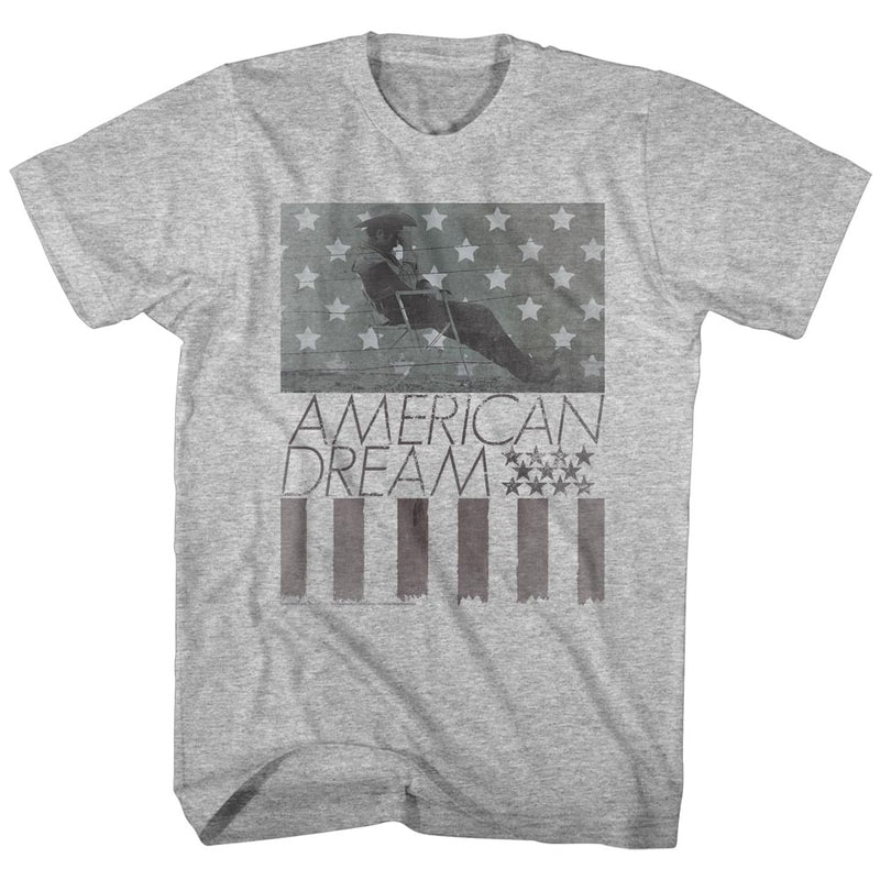 James Dean Mens S/S T-Shirt - Woo American Dream - Heather Gray Heather
