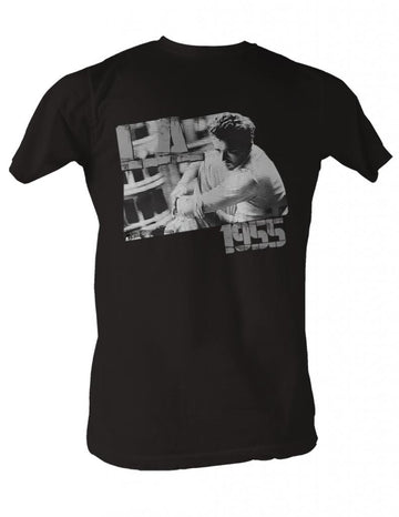 James Dean Mens S/S T-Shirt - TV James - Solid Black