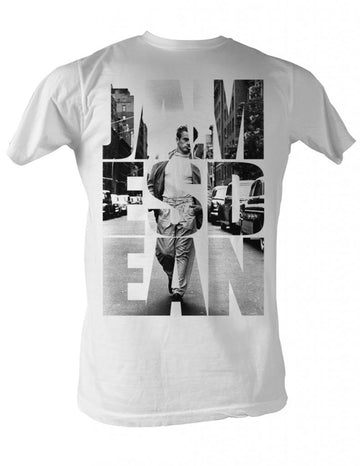James Dean Mens S/S T-Shirt - Dean New York - Solid White