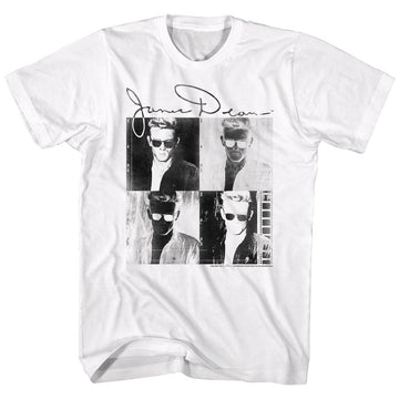 James Dean Mens S/S T-Shirt - 4Play - Solid White