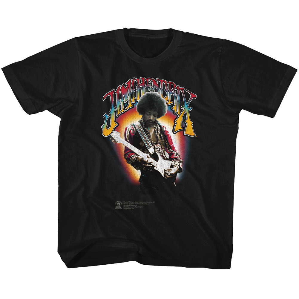 Jimi Hendrix Toddler S/S T-Shirt - Jimi Hendrix - Solid Black