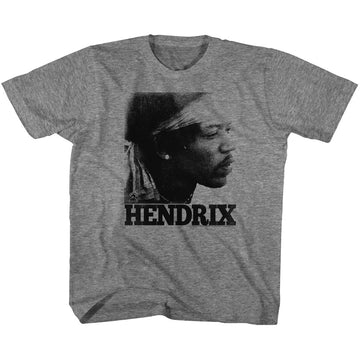 Jimi Hendrix Toddler S/S T-Shirt - Vintage Face - Heather Graphite Heather