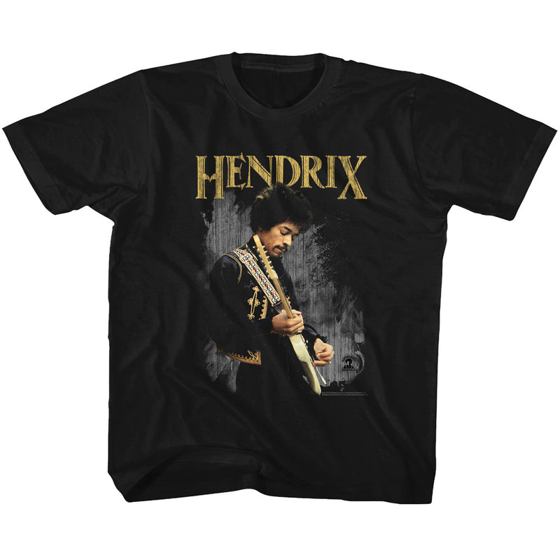 Jimi Hendrix Toddler S/S T-Shirt - Hendirx - Solid Black