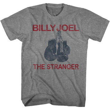 Billy Joel Mens S/S T-Shirt - The Stranger - Heather Graphite Heather