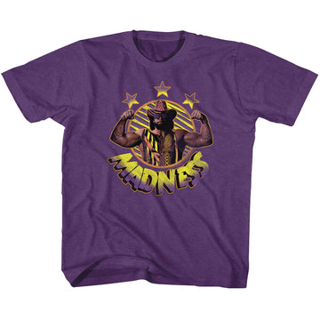 Macho Man Toddler S/S T-Shirt - Macho Madness - Heather Vintage Purple