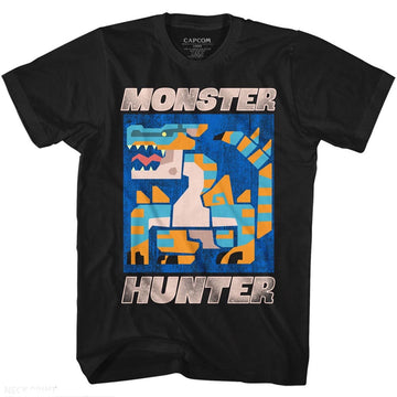 Monster Hunter Mens S/S T-Shirt - Scray - Solid Black