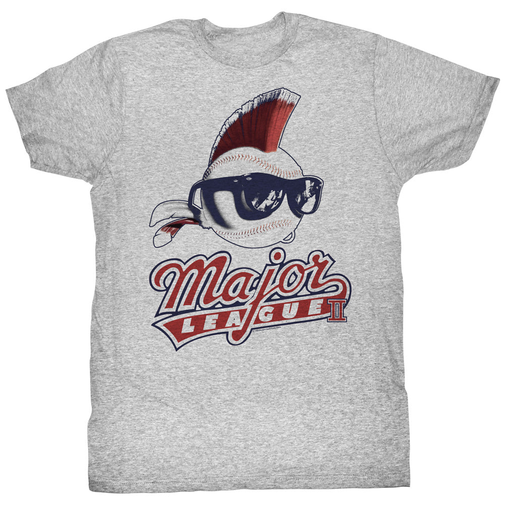 Major League Mens S/S T-Shirt - Baller - Heather Gray Heather