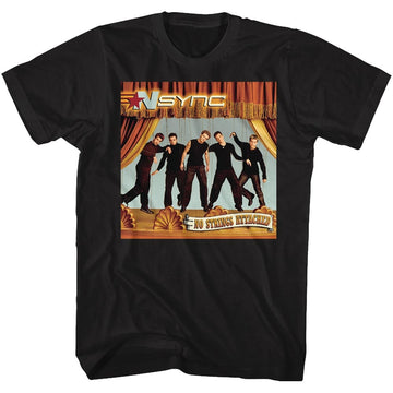 NSYNC Mens S/S T-Shirt - No Strings - Solid Black