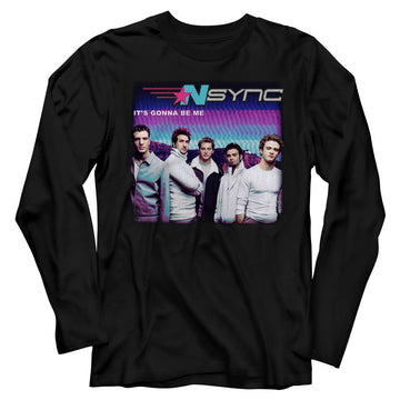 NSYNC Mens L/S T-Shirt - Gonna B Me - Solid Black