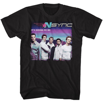 NSYNC Mens S/S T-Shirt - Gonna B Me - Solid Black