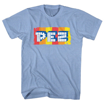 Pez Mens S/S T-Shirt - Logo - Heather Light Blue Heather