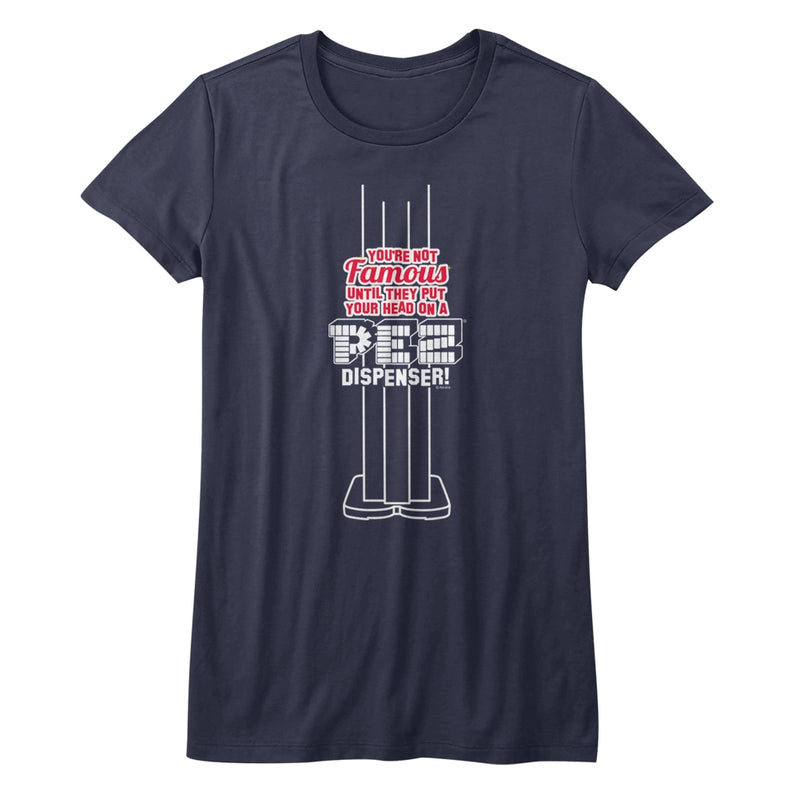 Pez Girls Juniors S/S T-Shirt - Famous - Solid Navy