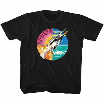 Pink Floyd Toddler S/S T-Shirt - Wywh Hands - Solid Black