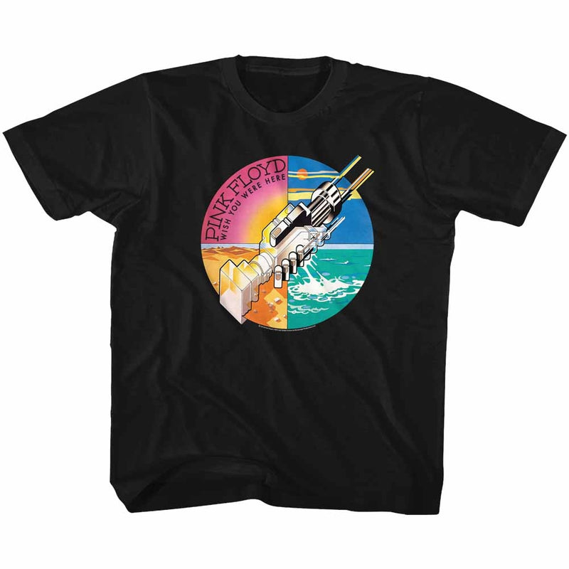 Pink Floyd Youth S/S T-Shirt - Wywh Hands - Solid Black
