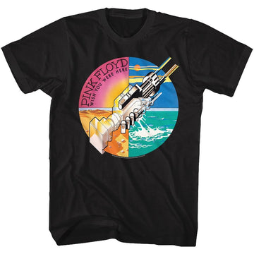 Pink Floyd Mens S/S T-Shirt - Wywh Hands - Solid Black