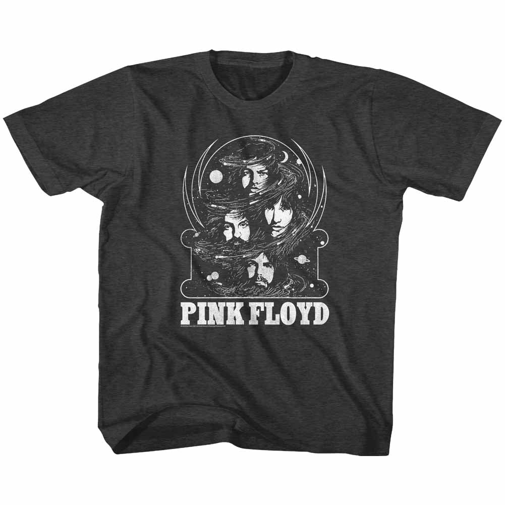 Pink Floyd Youth S/S T-Shirt - Full Of Stars - Heather Black Heather