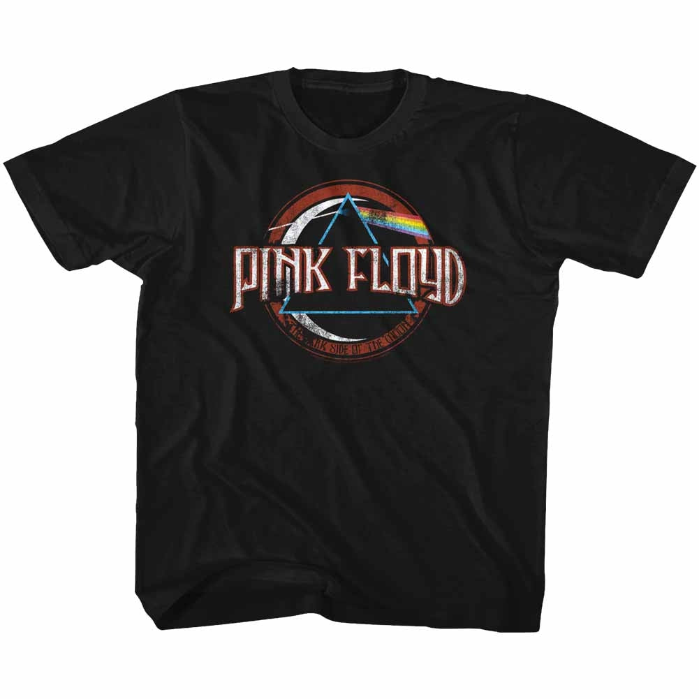 Pink Floyd Youth S/S T-Shirt - Pink Floyd - Solid Black