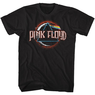 Pink Floyd Mens S/S T-Shirt - Pink Floyd - Solid Black