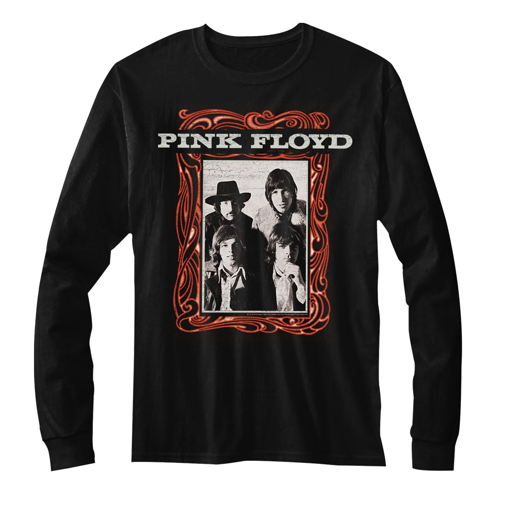 Pink Floyd Mens L/S T-Shirt - Point Me To The Sky - Solid Black