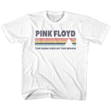 Pink Floyd Youth S/S T-Shirt - Dsotm - Solid White