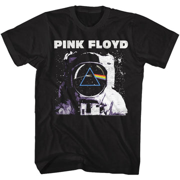 Pink Floyd Mens S/S T-Shirt - Moon - Solid Black