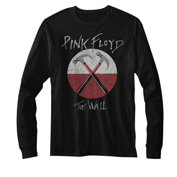 Pink Floyd Mens L/S T-Shirt - Hammas - Solid Black