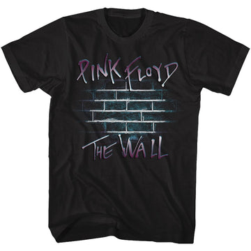 Pink Floyd Mens S/S T-Shirt - Purple Floyd - Solid Black