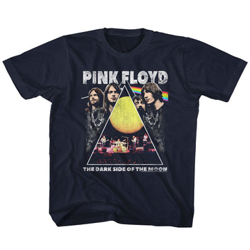 Pink Floyd Youth S/S T-Shirt - Pinkfloyd - Heather Navy Heather