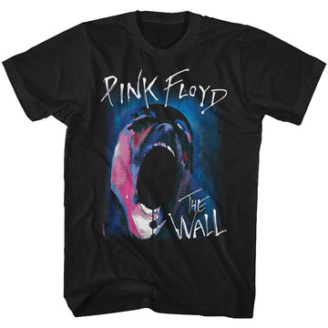 Pink Floyd Mens S/S T-Shirt - Screamface - Solid Black