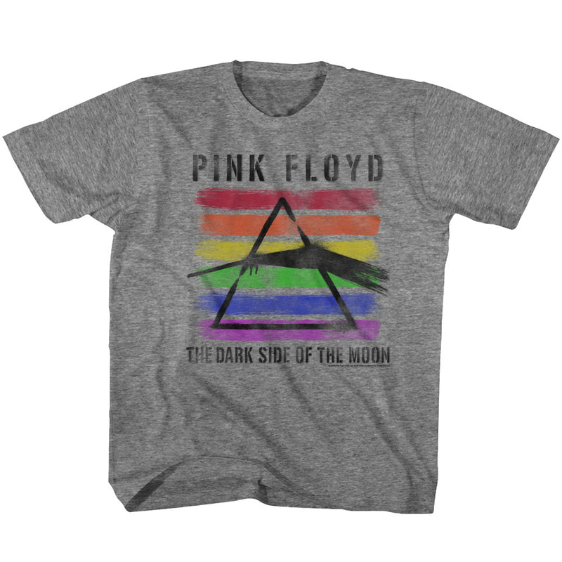 Pink Floyd Youth S/S T-Shirt - Black Light - Heather Graphite Heather