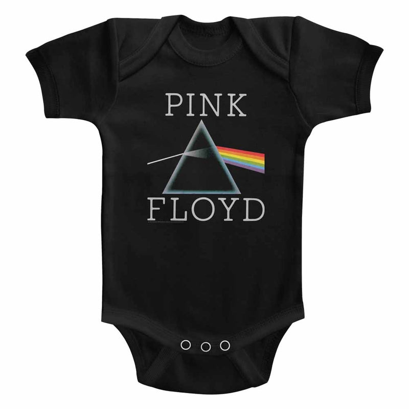 Pink Floyd Infant S/S Bodysuit - Prism - Solid Black