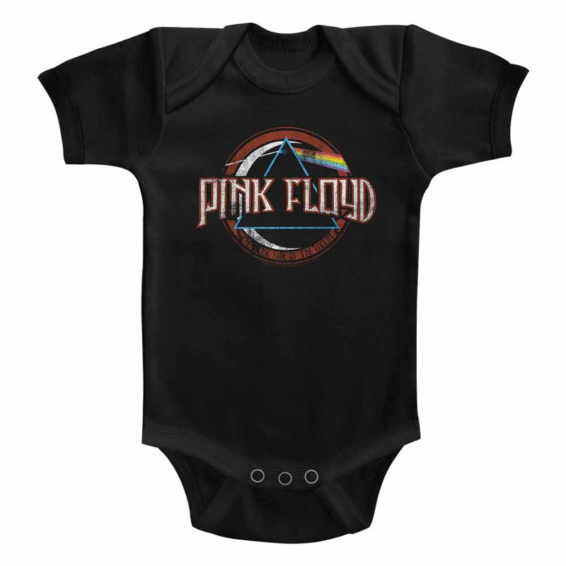 Pink Floyd Infant S/S Bodysuit - Pink Floyd - Solid Black