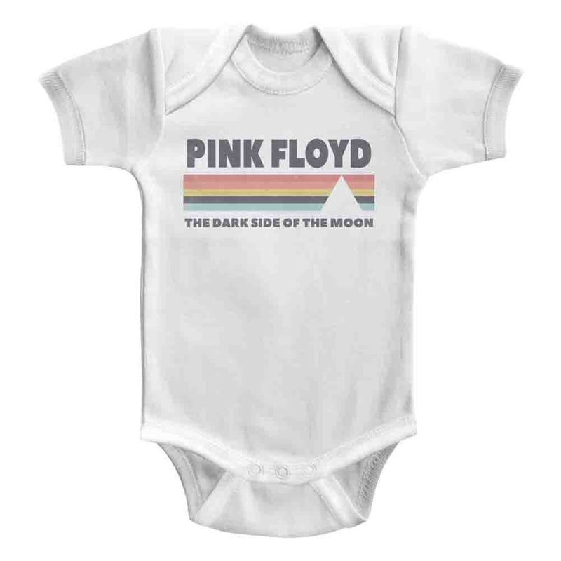 Pink Floyd Infant S/S Bodysuit - Dsotm - Solid White