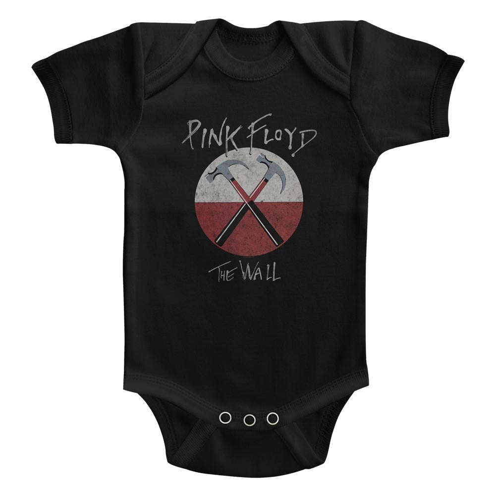 Pink Floyd Infant S/S Bodysuit - Hammas - Solid Black