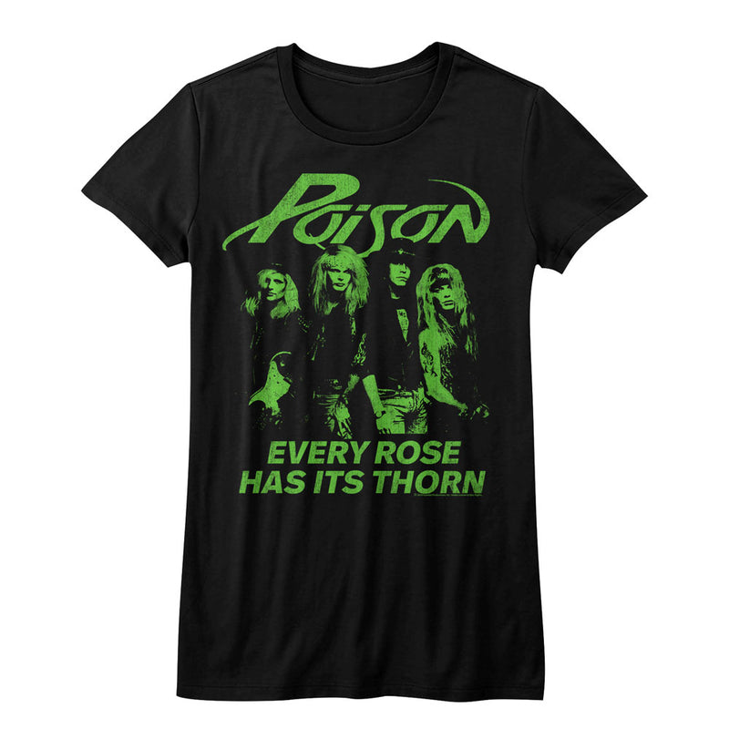 Poison Girls Juniors S/S T-Shirt - Erhit - Solid Black - Inmyparentsbasement.com