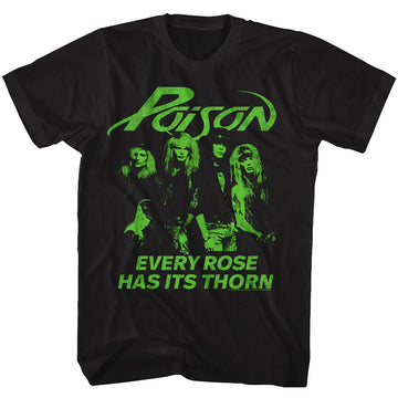 Poison Mens S/S T-Shirt - Erhit - Solid Black