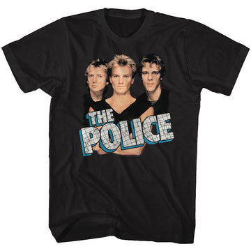 The Police Mens S/S T-Shirt - Boys'N'Blue - Solid Black
