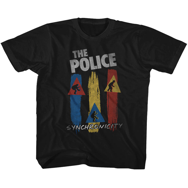 The Police Youth S/S T-Shirt - Synchro - Solid Black