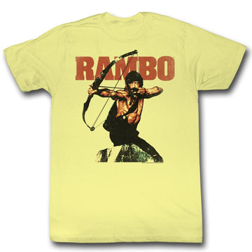 Rambo Mens S/S T-Shirt - Rambow - Heather Yellow Heather
