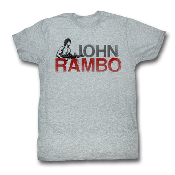 Rambo Mens S/S T-Shirt - Jonbo - Heather Gray Heather