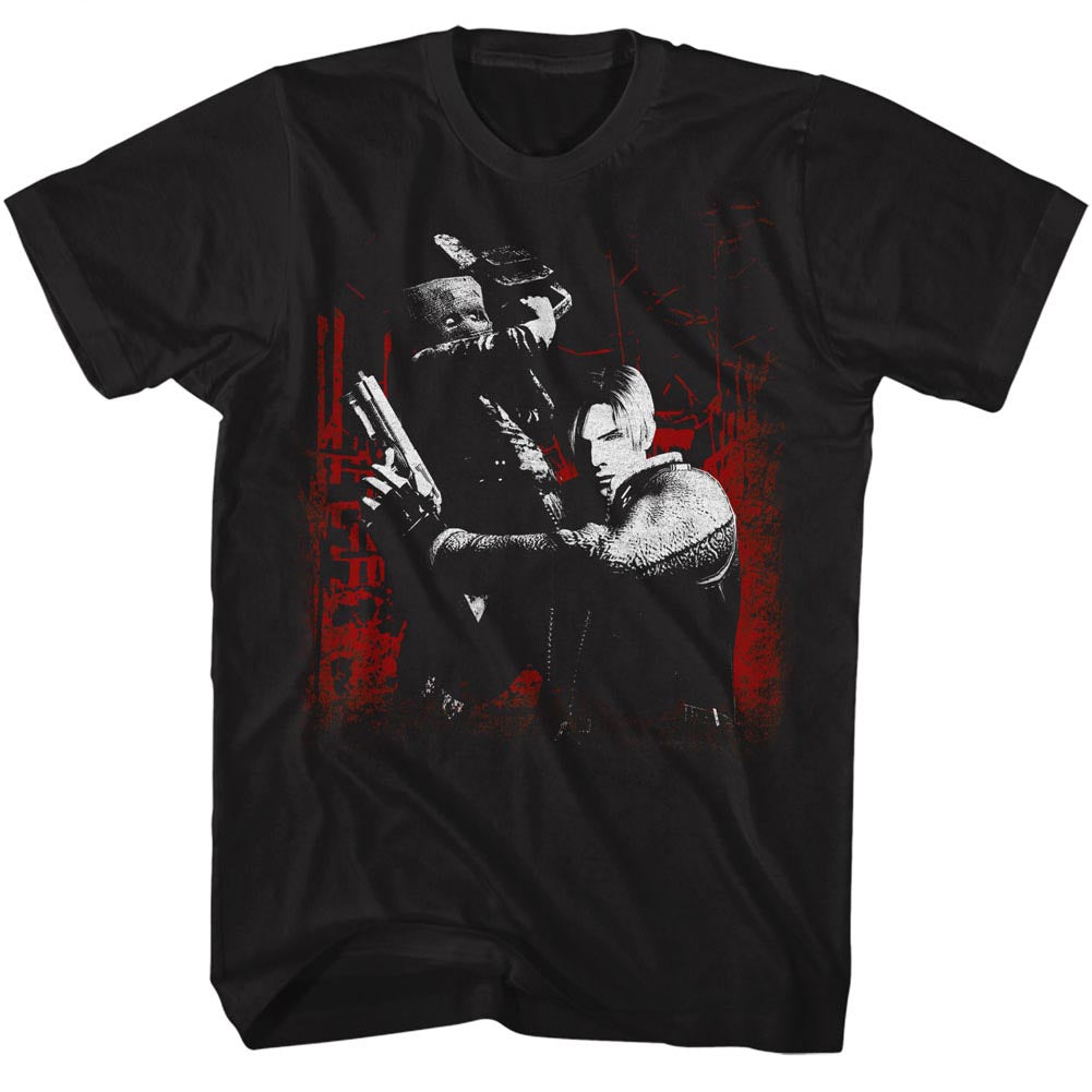 Resident Evil Mens S/S T-Shirt - Sawit - Solid Black