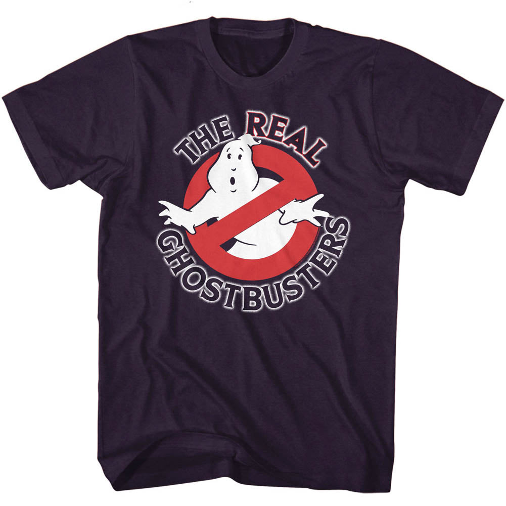 Real Ghostbusters Mens S/S T-Shirt - Realgb - Heather Blackberry Heather
