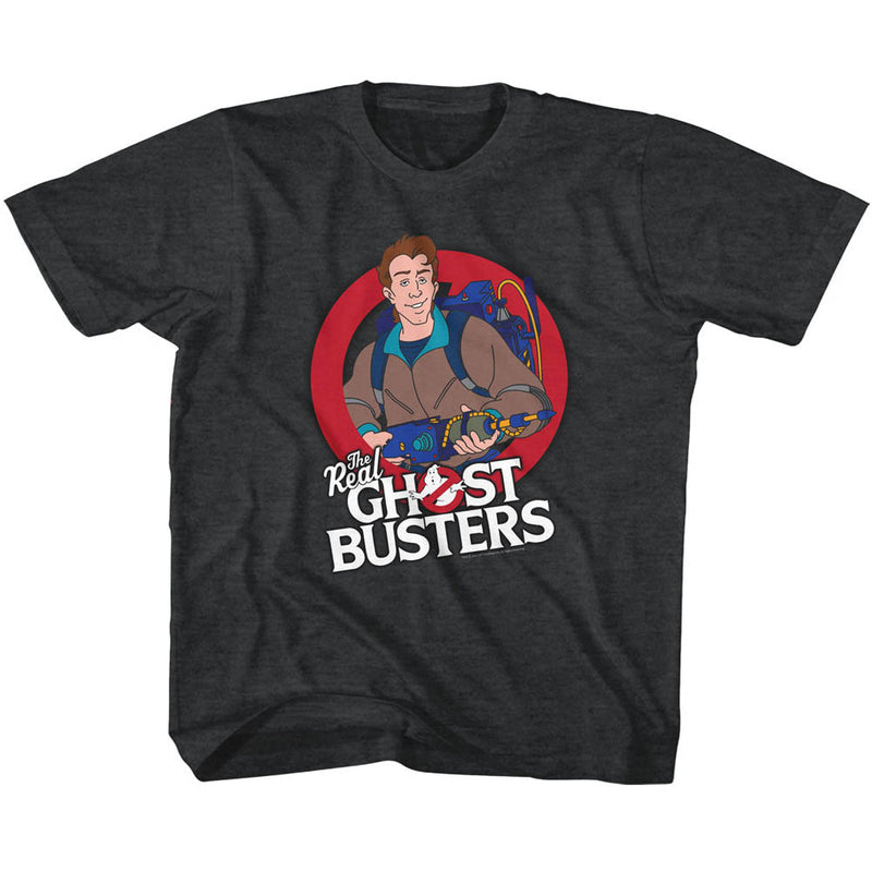 Real Ghostbusters Toddler S/S T-Shirt - Venkman - Heather Black Heather