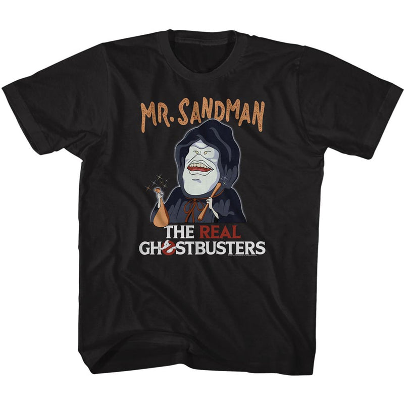 Real Ghostbusters Toddler S/S T-Shirt - Mr. Sandman - Solid Black