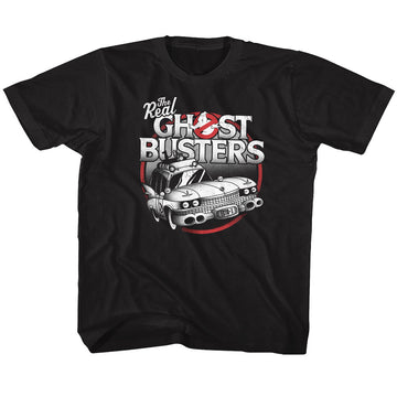 The Real Ghostbusters Toddler S/S T-Shirt - The Car - Solid Black
