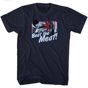 Rocky Mens S/S T-Shirt - Beat The Meat - Solid Navy