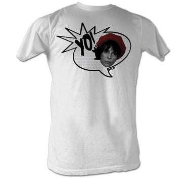 Rocky Mens S/S T-Shirt - Yo! Adrian! - Solid White