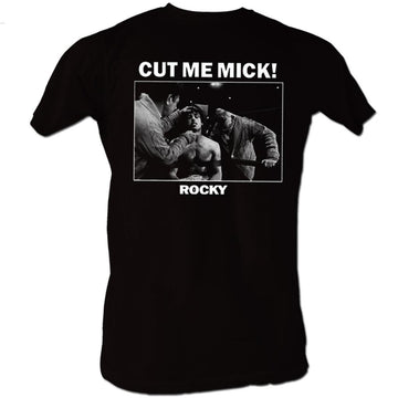 Rocky Mens S/S T-Shirt - Cut Mick - Solid Black
