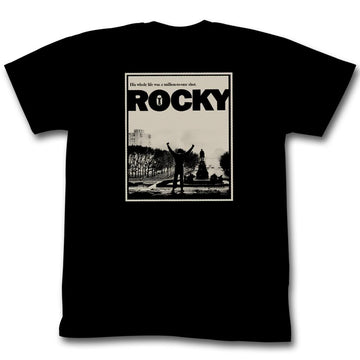 Rocky Mens S/S T-Shirt - Million To One - Solid Black
