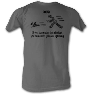 Rocky Mens S/S T-Shirt - Catch This - Heather Graphite Heather
